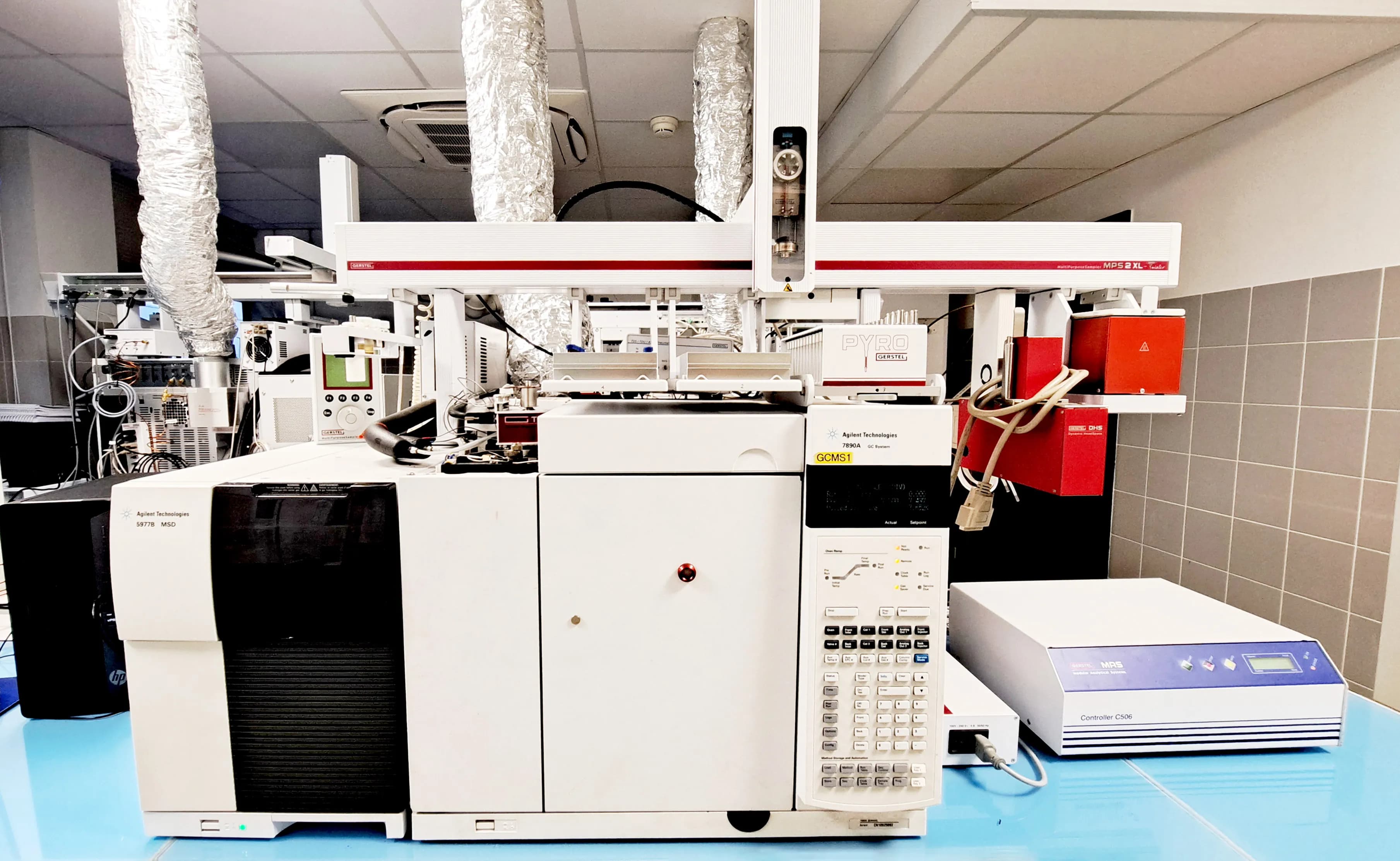 Analyse des polluants en laboratoire